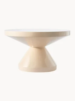 Online Pols Potten Table basse ronde Zig Zag Beige clair