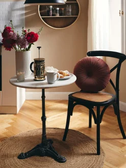 Sale Brafab Table bistrot ronde en marbre Loire, Ø 60 cm