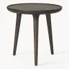 New Mater Table d'appoint artisanale en chêne Accent