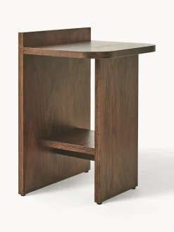 Sale Gejst Table d'appoint en bois de chêne Ismo Bois de chêne foncé laqué
