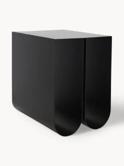 Online Kristina Dam Table d'appoint en métal Curved Noir