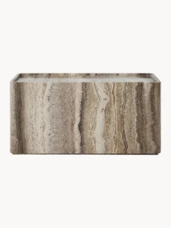 Fashion GUBI Table d'appoint en travertin Pietra Travertin taupe