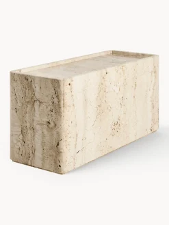 Online GUBI Table d'appoint en travertin Pietra Travertin beige clair