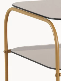 Hot Hübsch Table d'appoint en verre Echo