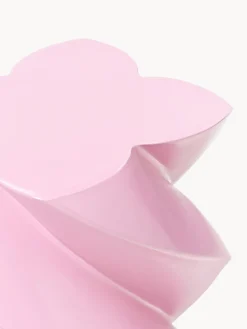 Outlet &k Amsterdam Table d'appoint en verre Marshmallow Rose, haute brillance
