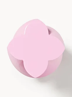 Outlet &k Amsterdam Table d'appoint en verre Marshmallow Rose, haute brillance