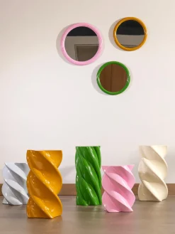 Best &k Amsterdam Table d'appoint en verre Marshmallow