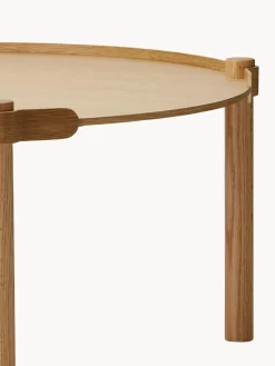 New Cooee Design Table d'appoint ovale en chêne Woody