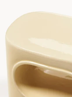 Discount HKLIVING Table d'appoint ovale Space Beige clair