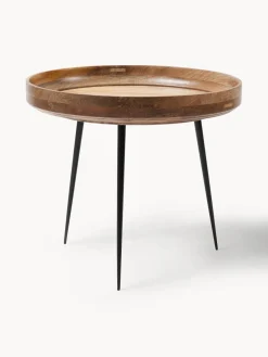 Fashion Mater Table d'appoint ronde en manguier Bowl Manguier, laqué