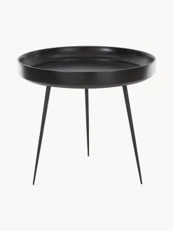 Online Mater Table d'appoint ronde en manguier Bowl Manguier laqué, noir