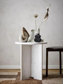 Discount Bloomingville Table d'appoint ronde en marbre Jasmina