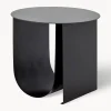 New Bloomingville Table d'appoint ronde en métal Cher