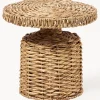 Sale Bloomingville Table d'appoint ronde en rotin Camo