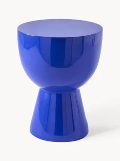 New Pols Potten Table d'appoint ronde Tam Tam Bleu roi