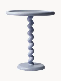 Best Pols Potten Table d'appoint ronde Twister Lavande