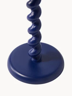 Sale Pols Potten Table d'appoint ronde Twister Bleu foncé