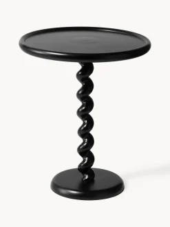 Discount Pols Potten Table d'appoint ronde Twister Noir