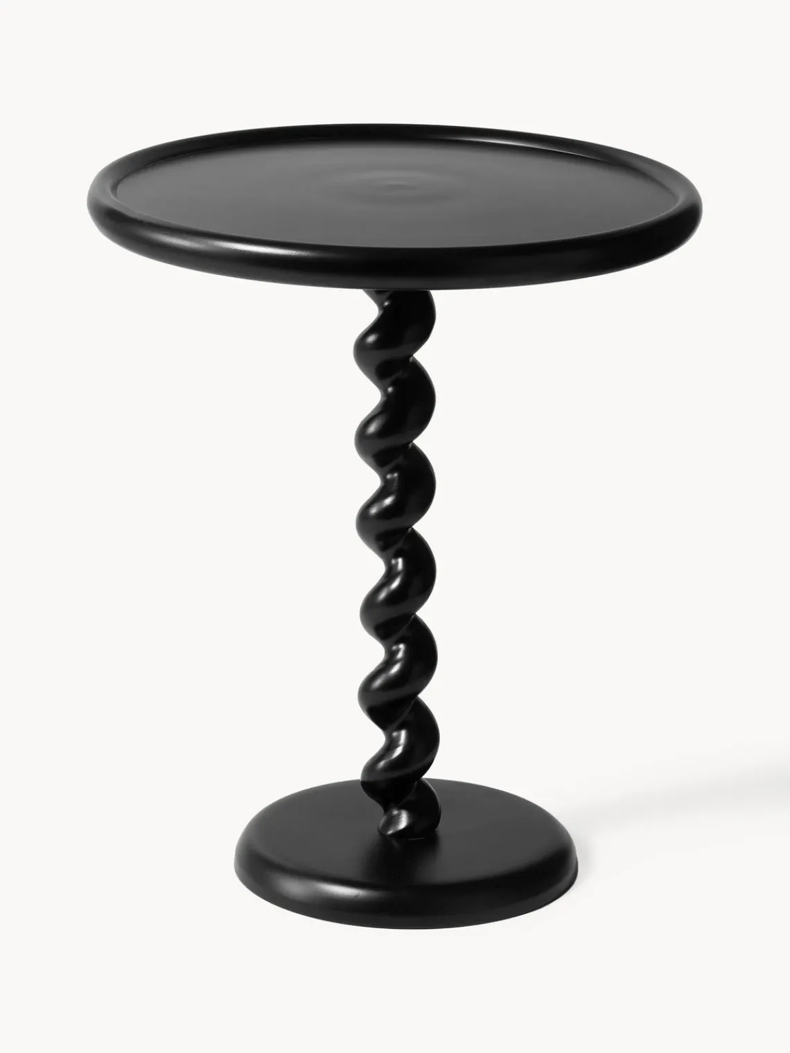 Discount Pols Potten Table d'appoint ronde Twister Noir