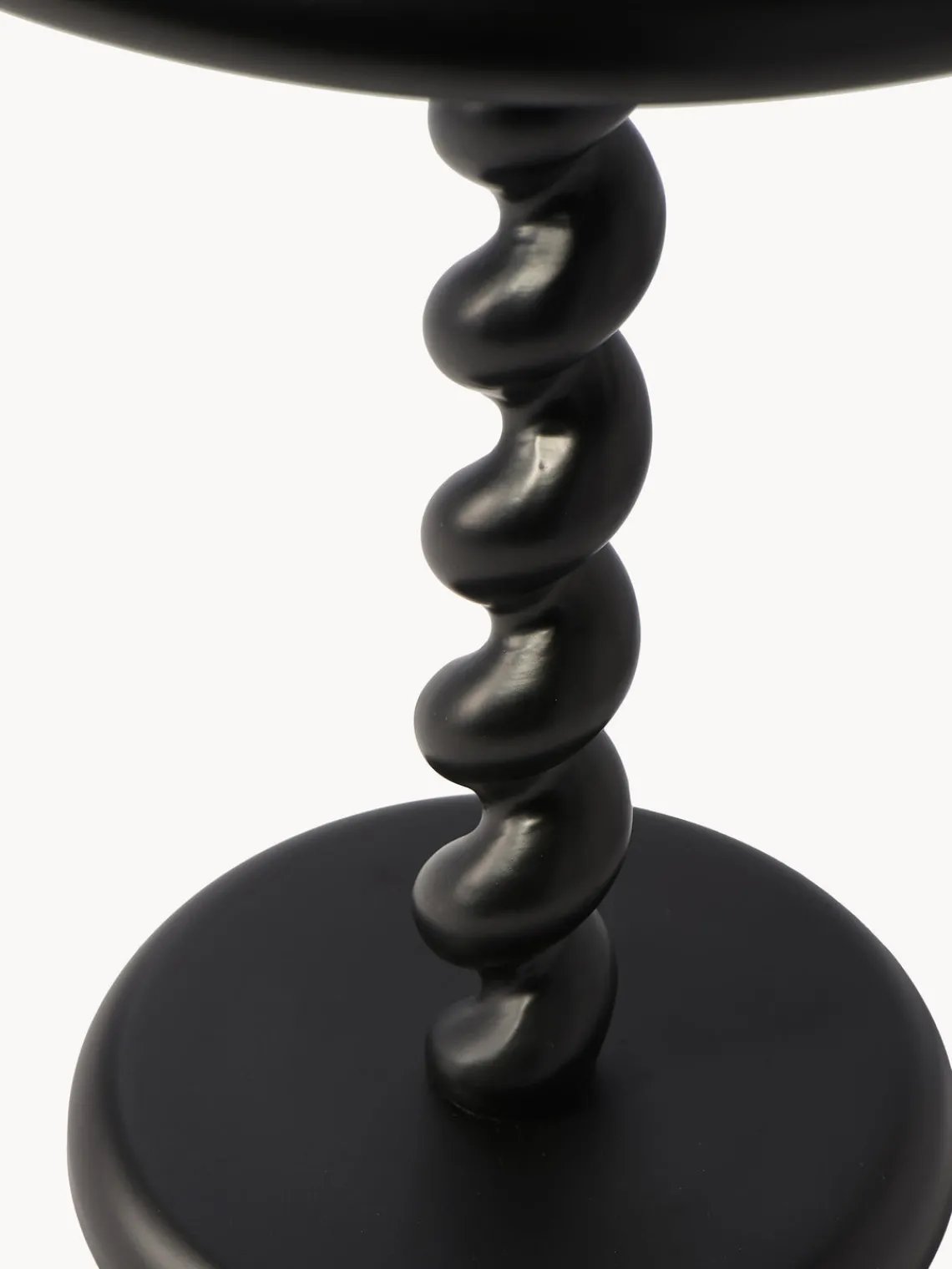 Discount Pols Potten Table d'appoint ronde Twister Noir
