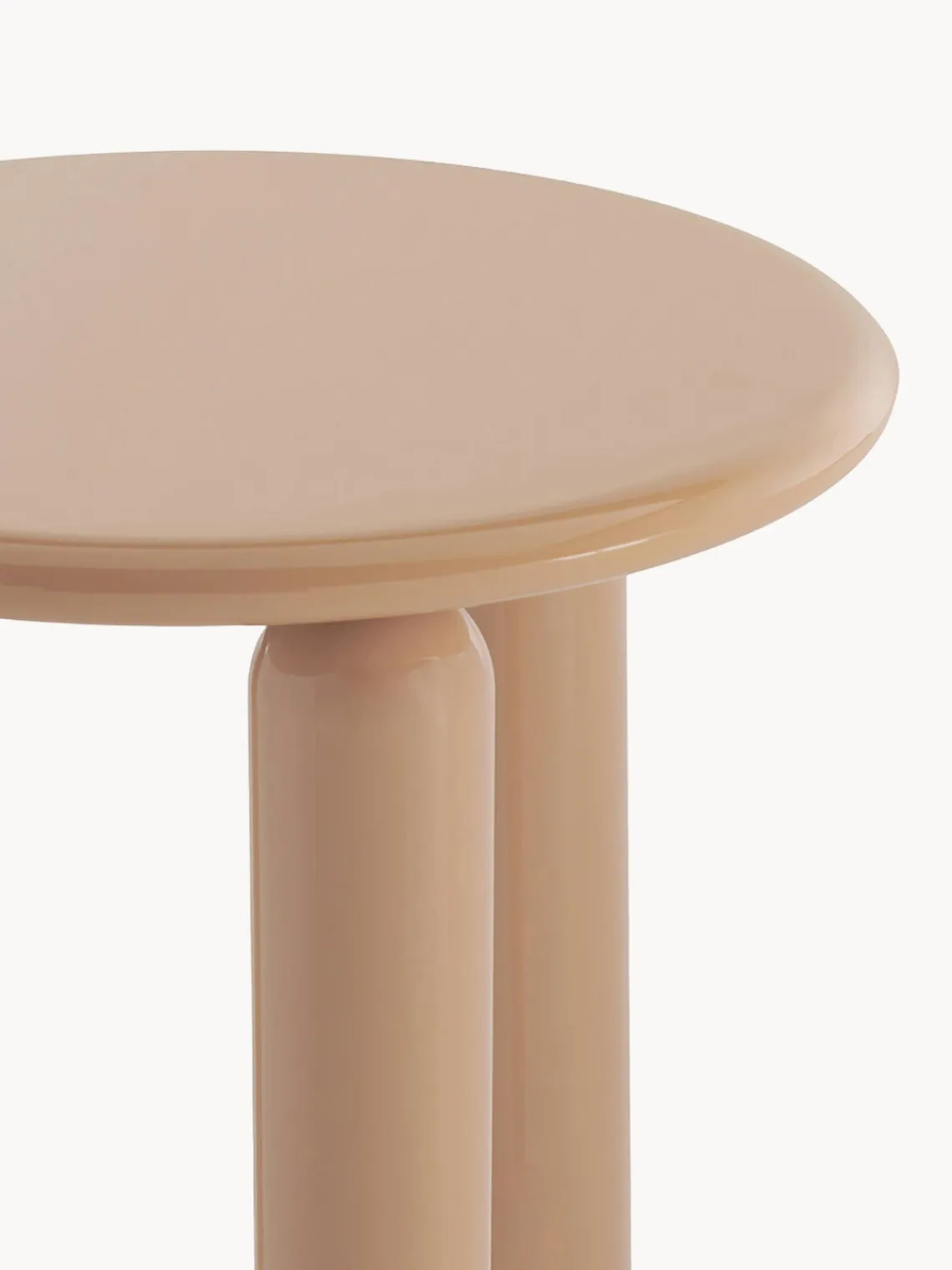 Fashion Kartell Table d'appoint ronde Undique Mas Beige