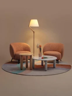 Fashion Kartell Table d'appoint ronde Undique Mas Beige