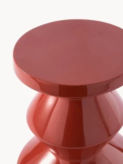 Discount Pols Potten Table d'appoint ronde Zig Zag Rouge
