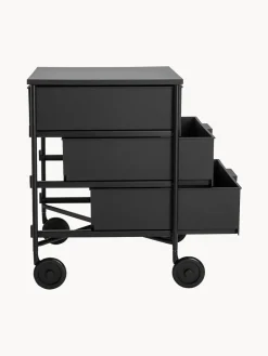 Online Kartell Table d'appoint sur roulettes Mobil Noir