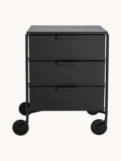 Online Kartell Table d'appoint sur roulettes Mobil Noir