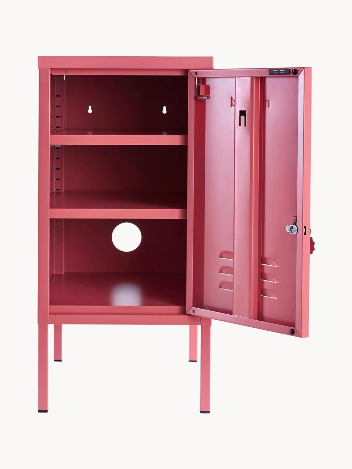Fashion Mustard Made Table de chevet en métal The Shorty Vieux rose