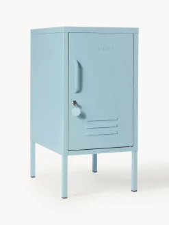 Fashion Mustard Made Table de chevet en métal The Shorty Bleu ciel