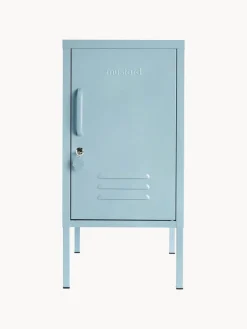 Fashion Mustard Made Table de chevet en métal The Shorty Bleu ciel