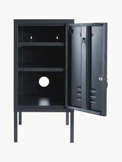 Clearance Mustard Made Table de chevet en métal The Shorty Anthracite