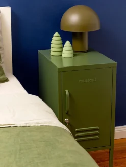 Outlet Mustard Made Table de chevet en métal The Shorty Vert foncé