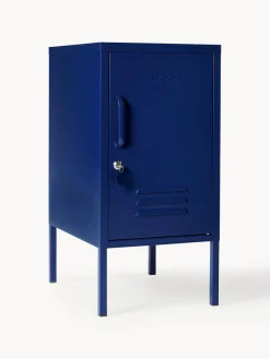 Hot Mustard Made Table de chevet en métal The Shorty Bleu foncé