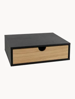 Fashion Woodman Table de chevet murale Farsta Bois, noir