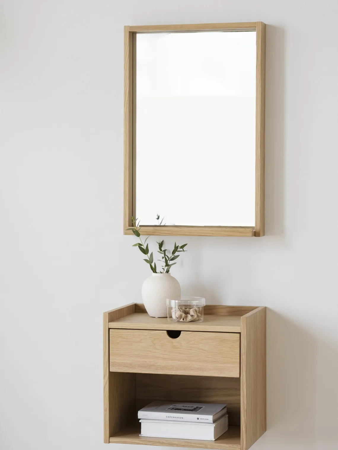 Outlet Rowico Table de chevet murale Hillmond
