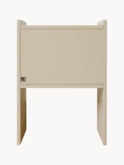 Clearance HKLIVING Table de chevet Space Vert olive, beige clair