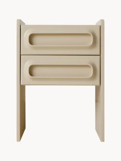 Hot HKLIVING Table de chevet Space Beige clair