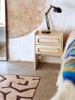 Hot HKLIVING Table de chevet Space Beige clair