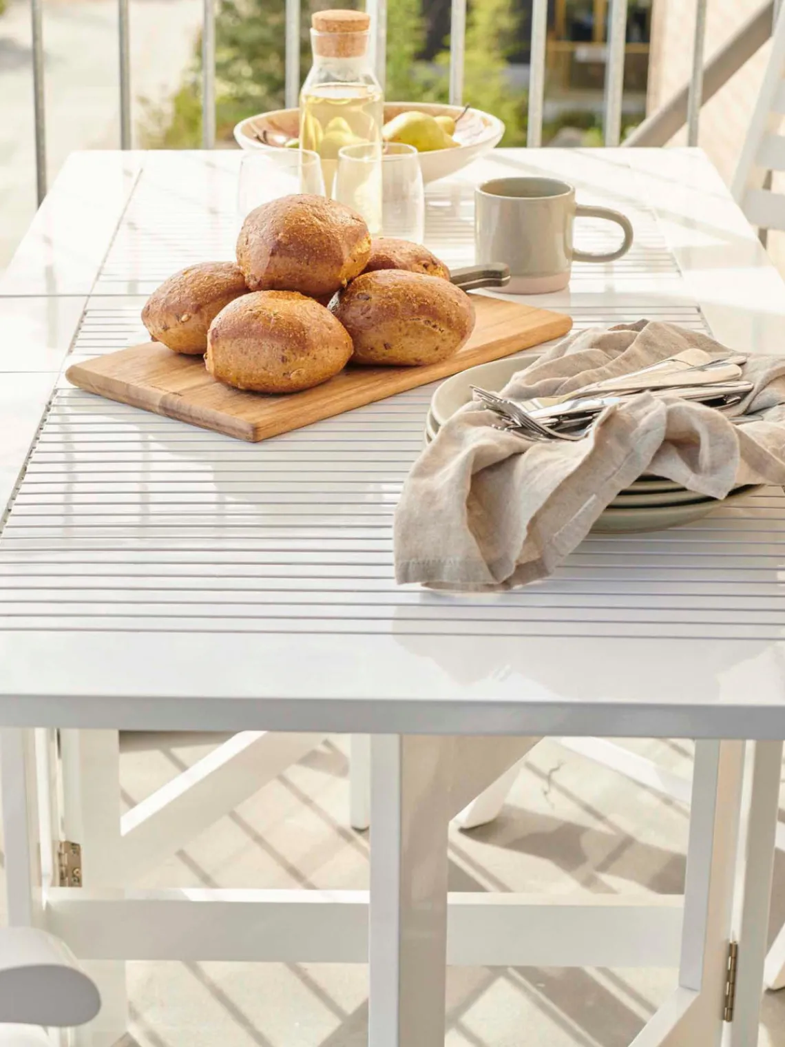 Hot Cinas Table de jardin extensible en bois Butterfly