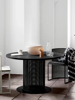 Sale Kristina Dam Table de jardin ronde Bauhaus Noir