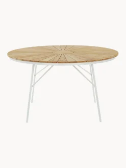 Hot Cinas Table de jardin ronde en teck Ellen, tailles variées