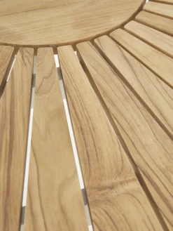 Hot Cinas Table de jardin ronde en teck Ellen, tailles variées