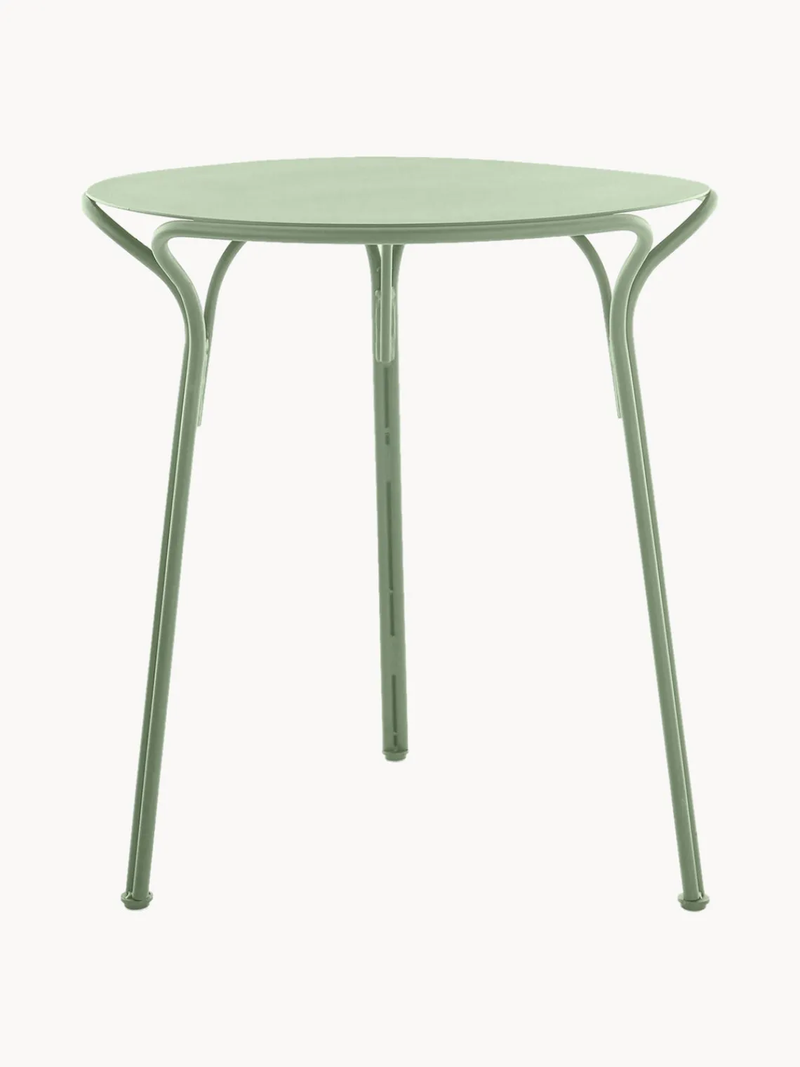 New Kartell Table de jardin ronde, Hiray, Ø 65 cm Vert sauge