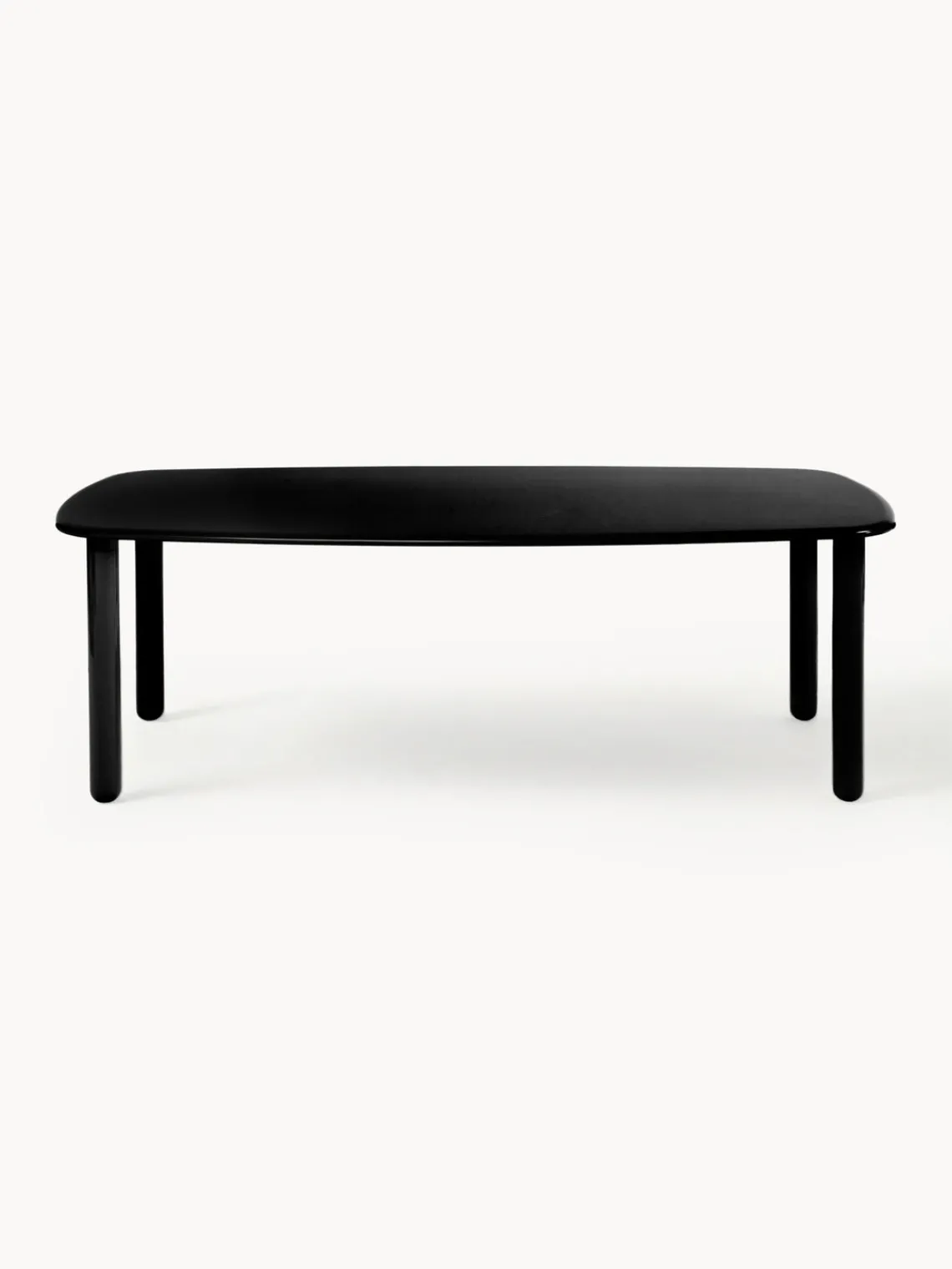 Discount Driade Table en bois Tottori, tailles variées Noir, haute brillance
