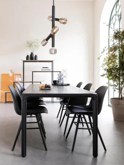 Outlet Zuiver Table en frêne Storm, tailles variées Frêne noir laqué