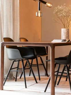Sale Zuiver Table en frêne Storm, tailles variées Bois de frêne, brun foncé laqué