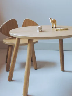 Best Nofred Table ovale en pour enfant Mouse Chêne