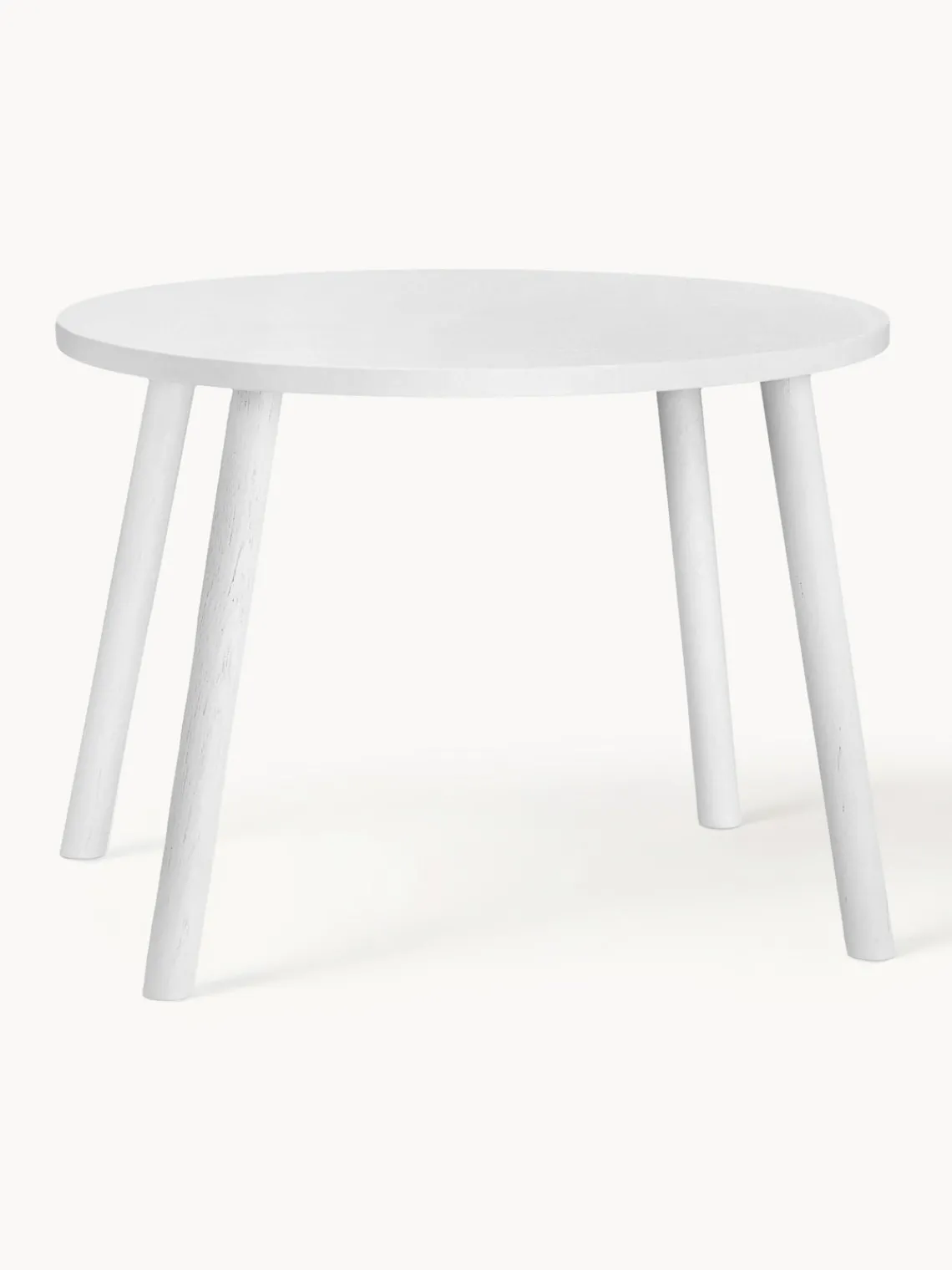 New Nofred Table ovale en chêne pour enfant Mouse Blanc